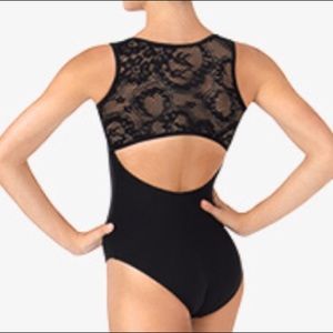 Lace Black Leotard